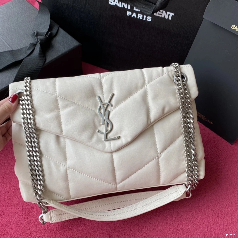 PUFFER SMALL LAMBSKIN IN BAG YSL QUILTED 0823